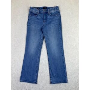 NYDJ Marilyn Straight Jeans Womens 4 Blue Sure Stretch Lift Tuck Denim
